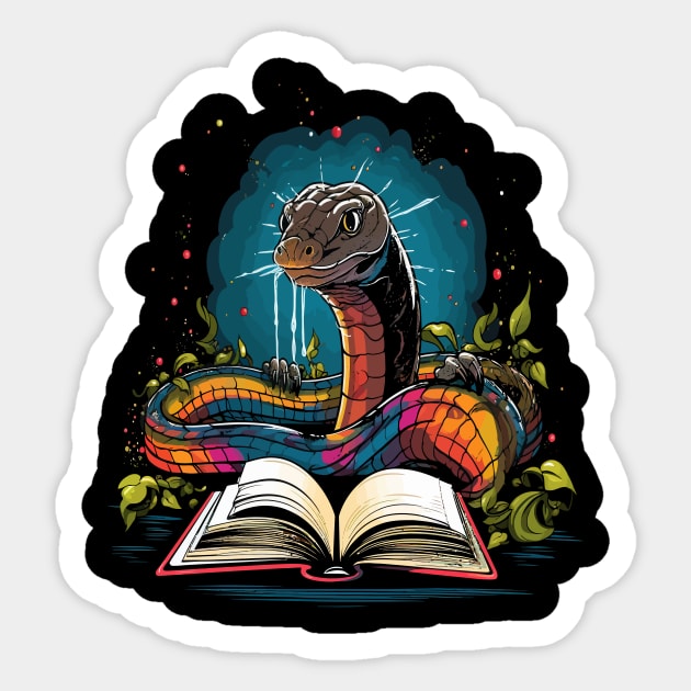 Eel Reads Book Sticker by JH Mart